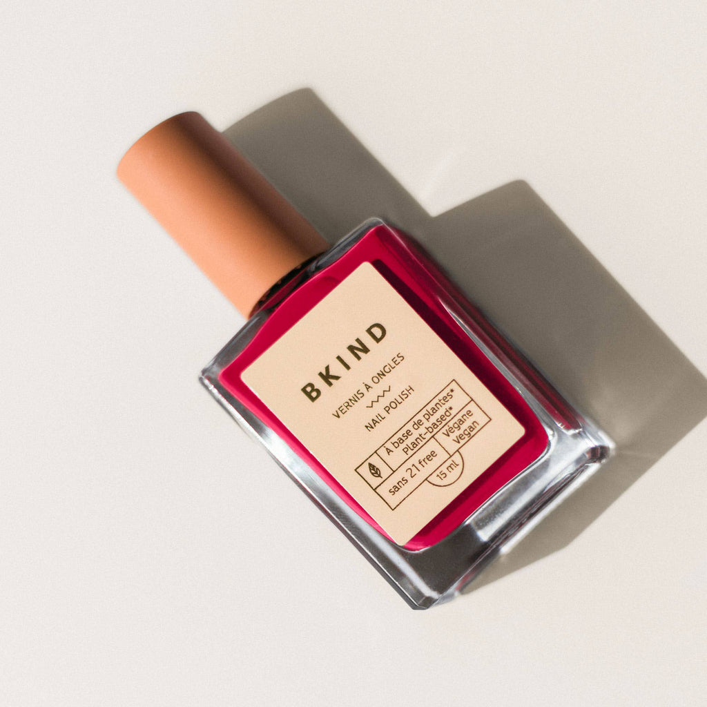 BKIND - Vegan & 21-free Nail Polish - Pink Beet Latté