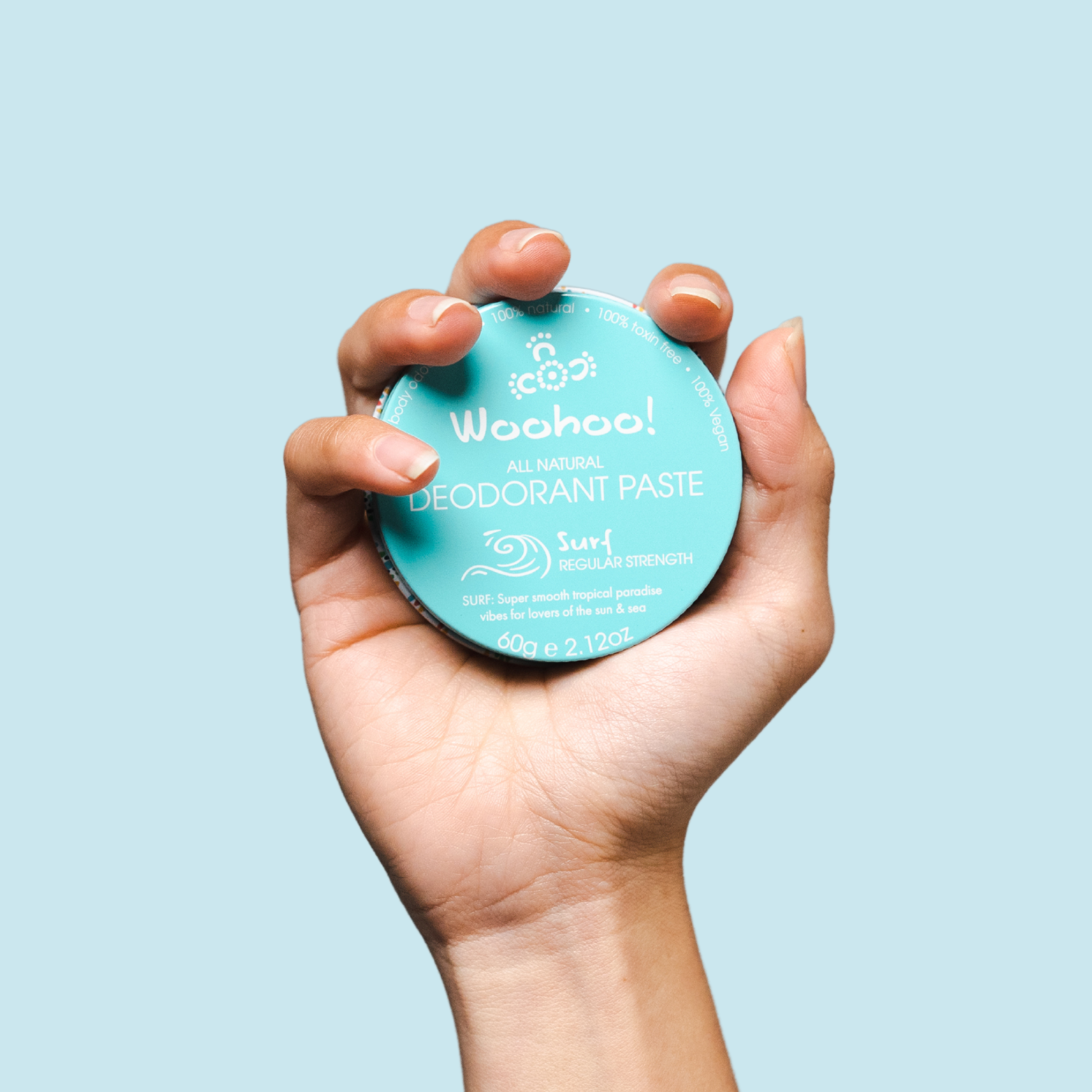 Woohoo Body - Woohoo All Natural Deodorant Paste (Surf) 60g - NEW FORMULA