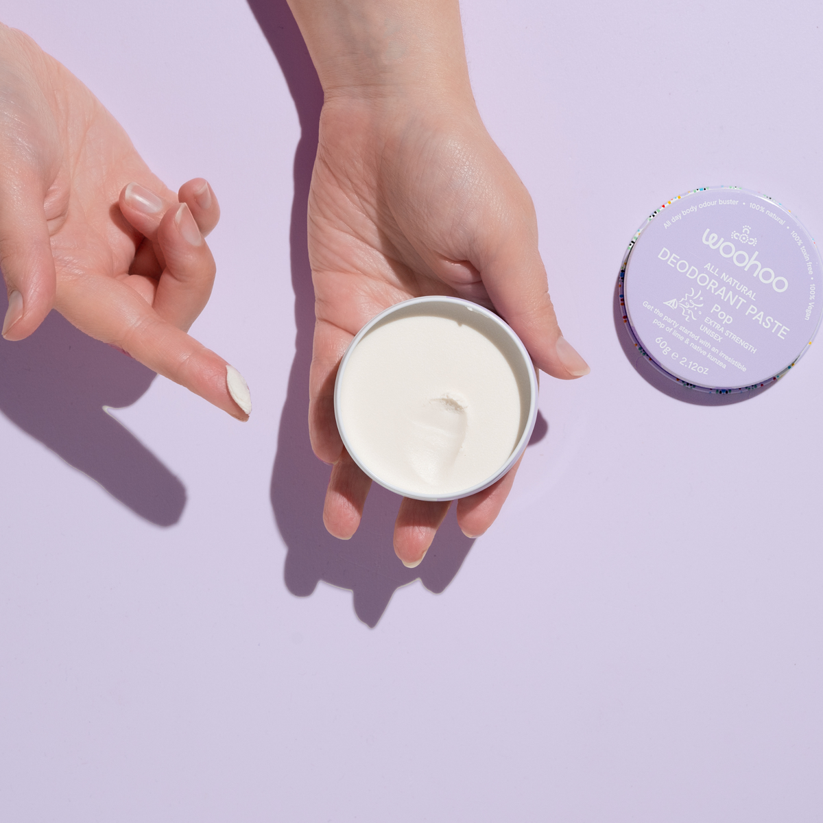 Woohoo Body - Woohoo All Natural Deodorant Paste (Pop) 60g