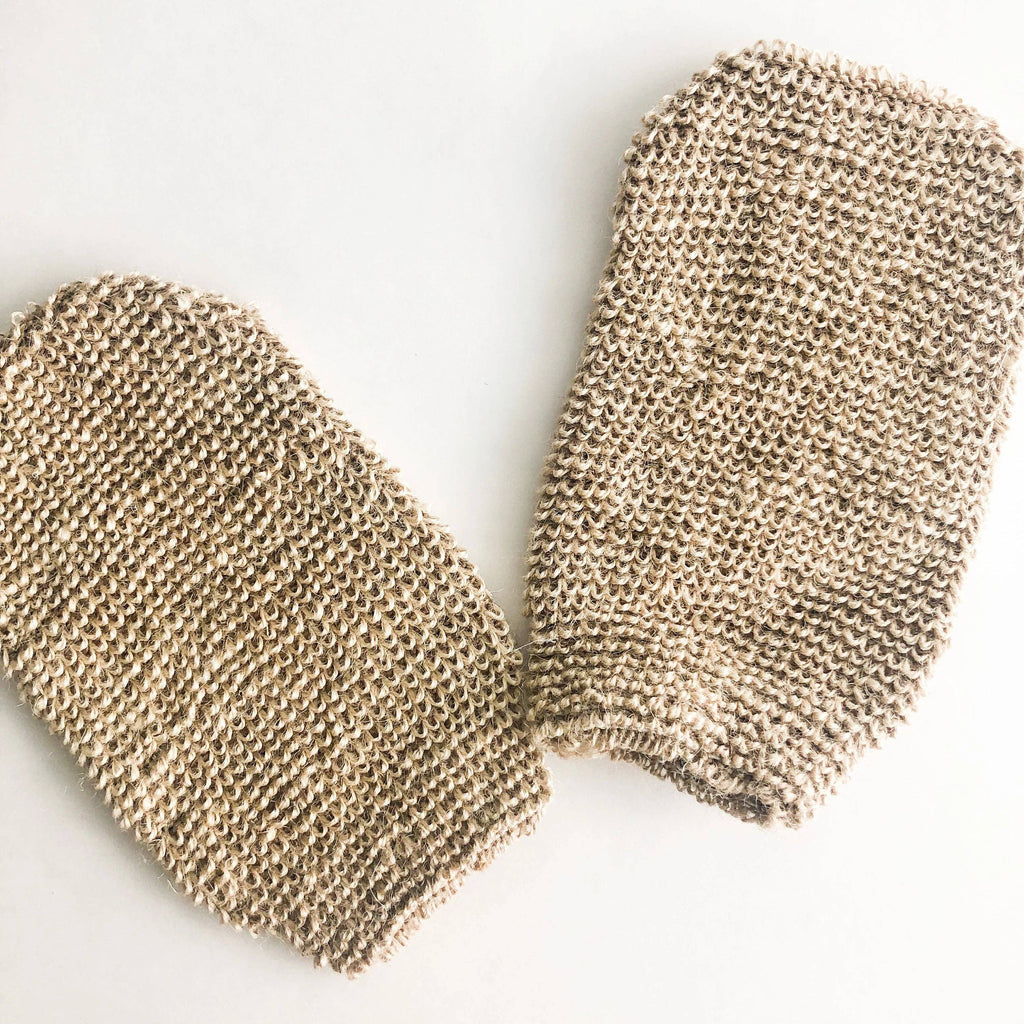 Smile Boutiques - Natural Jute Mitt - Organic Biodegradable Exfoliating
