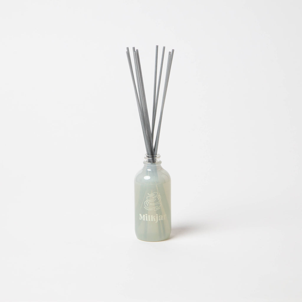 Milk Jar Candle Co. - Aurora - Mahogany, Teakwood & Aspen 4oz Reed Diffuser
