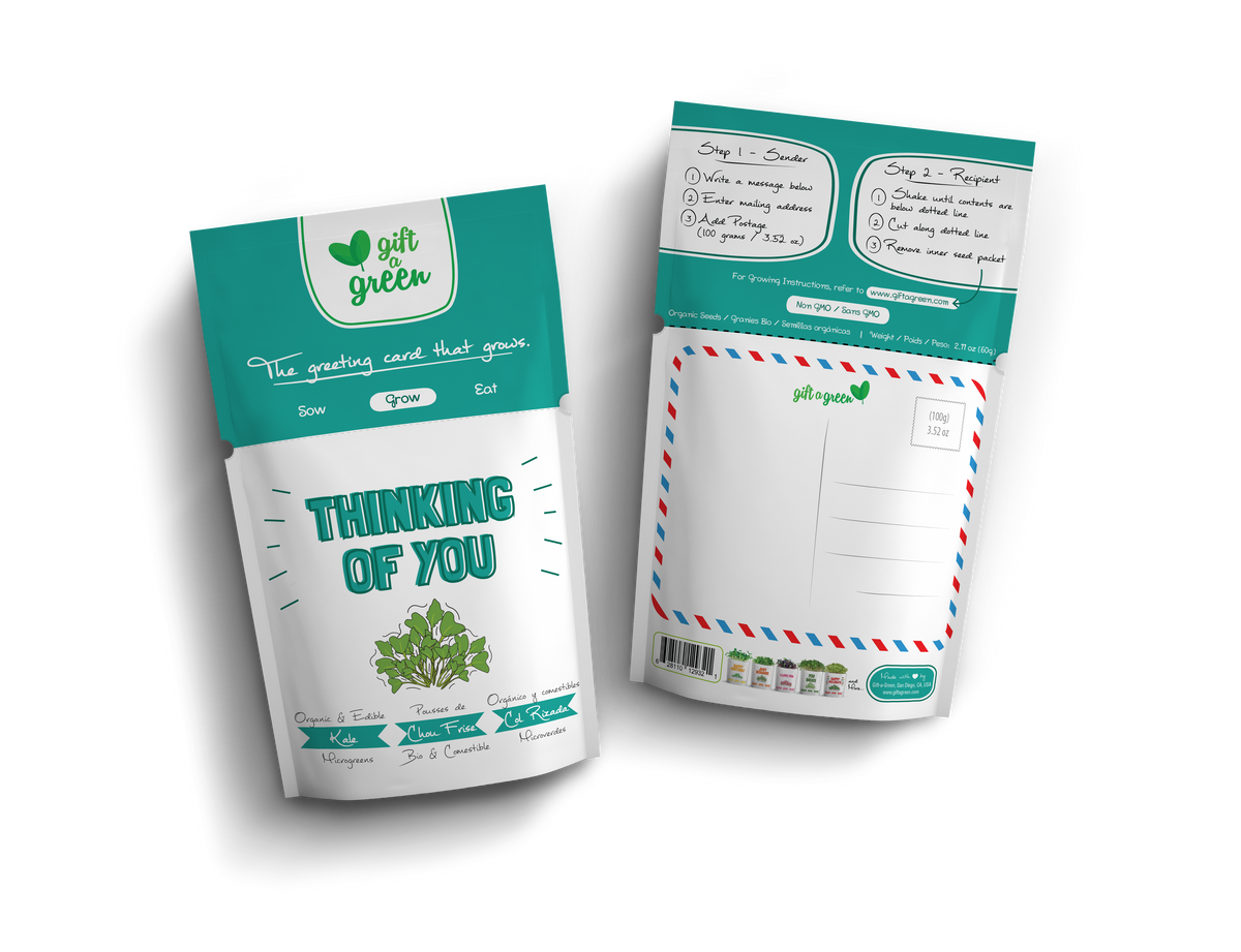 giftagreen - Thinking of You Greeting Card Pouch