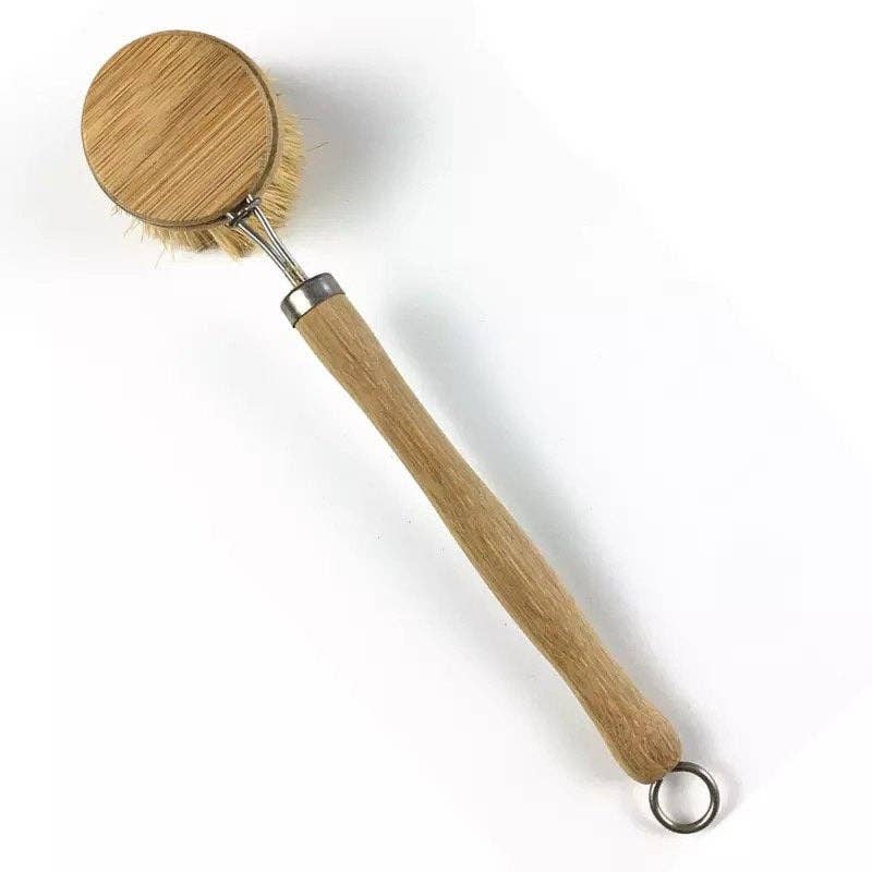Smile Boutiques - Bamboo Sisal Dish Brush - Zero Waste Kitchen Brush: Sisal Dish Brush