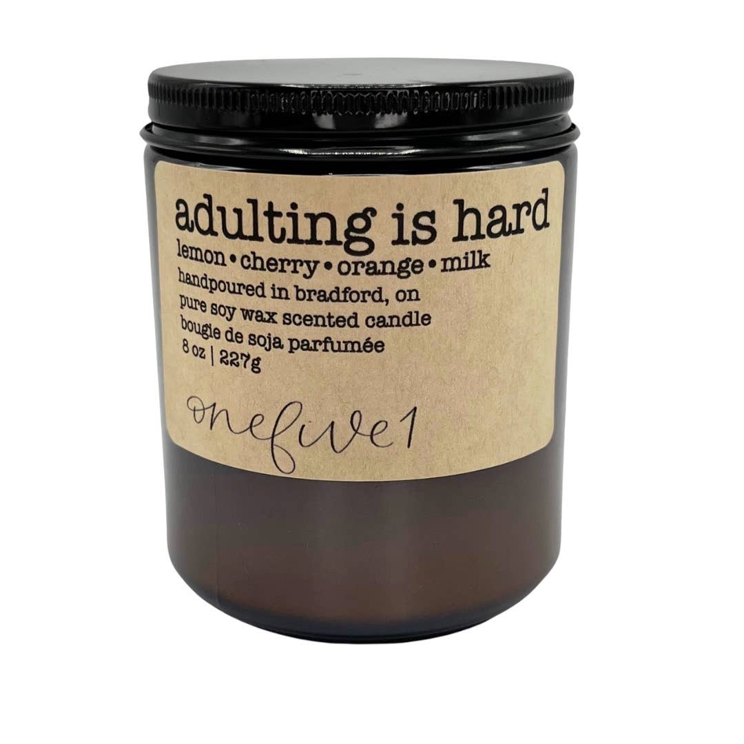 onefive1 - Adulting is hard {cereal}- soy wax candle MILESTONE MOMENTS