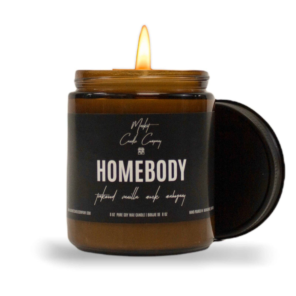 Market Candle Company - HOMEBODY SOY WAX CANDLE: 8 oz Single Wick