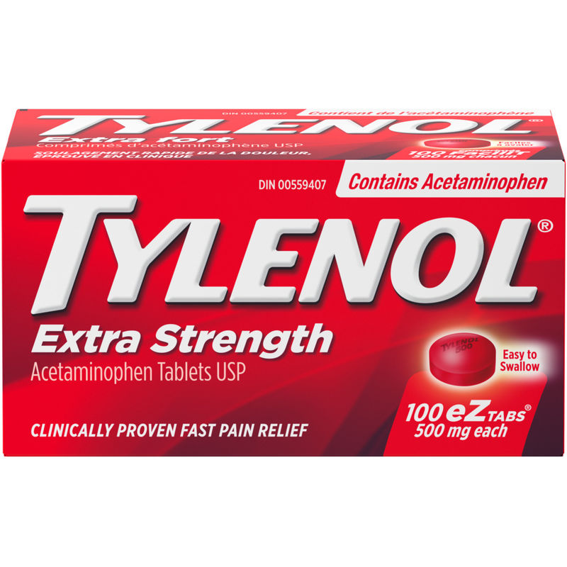 Extra Strength Pain Relief Acetaminophen 500mg